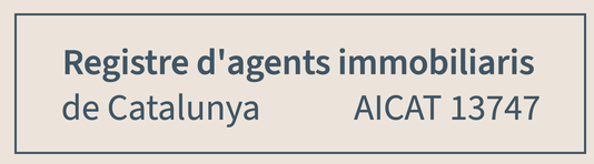 Registre d'agents immobiliaris de Catalunya - AICAT 13747